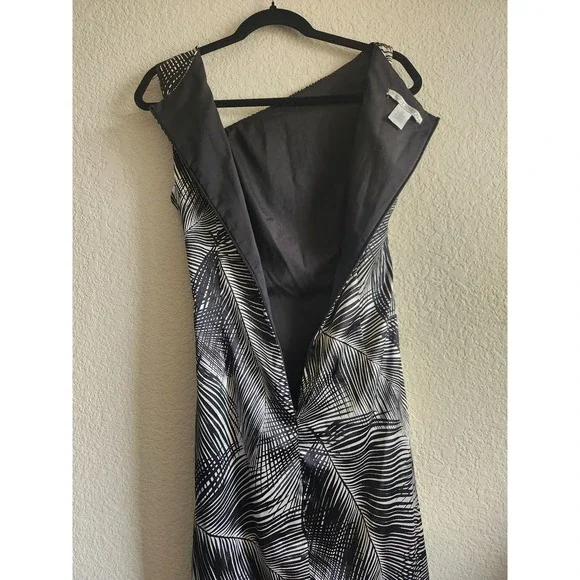 Maggy London Women's Formal Short Sleeve Knot Dress 10 - Picture 6 of 10